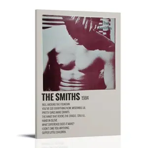 THE-SMITHS 1984 Poster Posters Music Album Cover Posters Canvas Wall Art High-Resolution Vintage Band & Artist Prints for Room