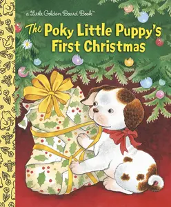 USED-The Poky Little Puppy's First Christmas by Korman, Justine (Board book)