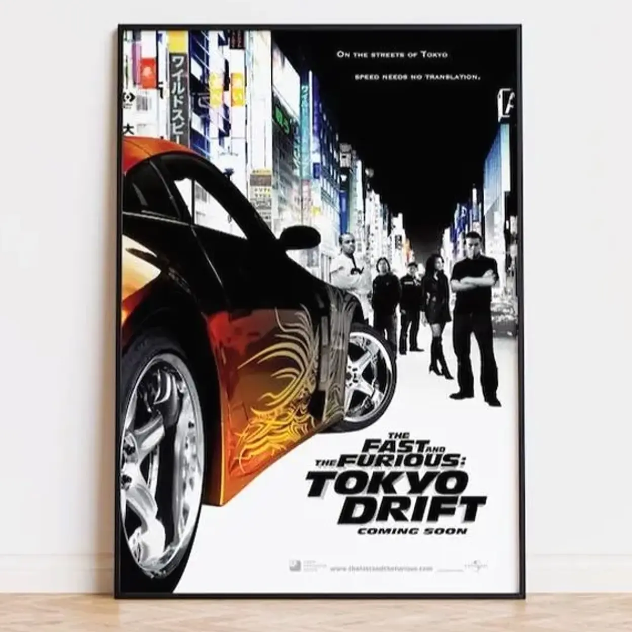 The Fast and the Furious Movie Poster, High Quality Ready To Print