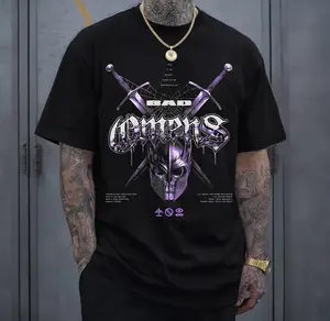 Bad Omens The Death Of Peace Of Mind Album 2022 Band Tee T-Shirt Menswear Top Heavy Cotton Unisex Oversize Alternative Metal Metalcore Rock Band Vintage Graphic Streetwear Cotton Tee for Men and Women Fans