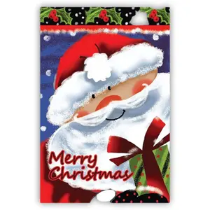 Merry Christmas Santa 12"x18" Garden Flag