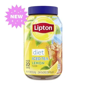 Lipton Diet Lemon Iced Tea, Sugar-Free, 5.9 Ounces - Great Beverage for Your Diet Natural