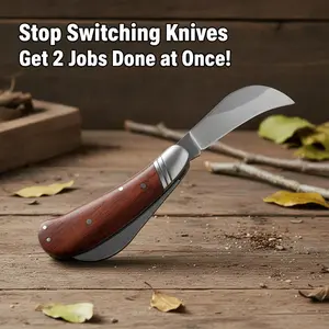 2-in-1 Folding Utility Knife | Multi-Function EDC Tool | Portable for Outdoor, Camping & Daily Tasks