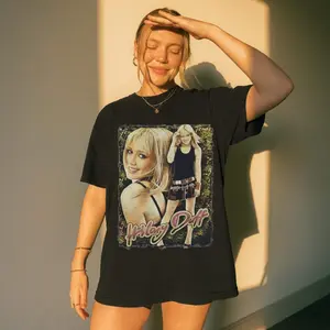 Hilary Duff Y2K Bootleg Concert T Shirt, Adult Unisex