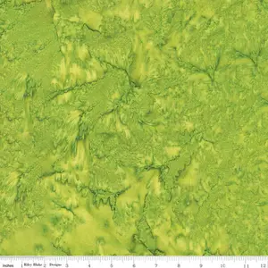 Fabric Riley Blake Green Apple Hand Dyed Batiks by the Quarter Yard BT21000-314