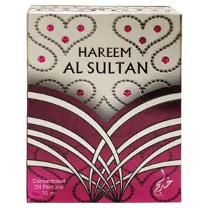 Khadlaj Perfumes Hareem Al Sultan Silver Perfume Oil 1.18oz for men and women