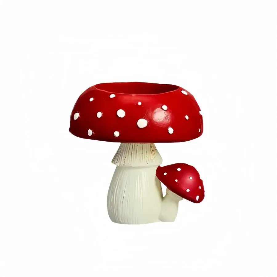 Mushroom Shaped Candle Holder, 3/6/9 Counts Creative Simulation Mushroom Candle Holder, Home Decor for Living Room Bedroom Study Room, Ornaments, Halloween, Decoration Items, Candle Stand, Home Accessories, Home Goods