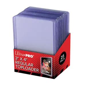 3"X4" Clear Standard Toploaders (25-Count)