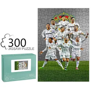 Football Player Puzzle for Adults Kids CR7 Challenging Game Home Decor Birthday Party Gift Toy