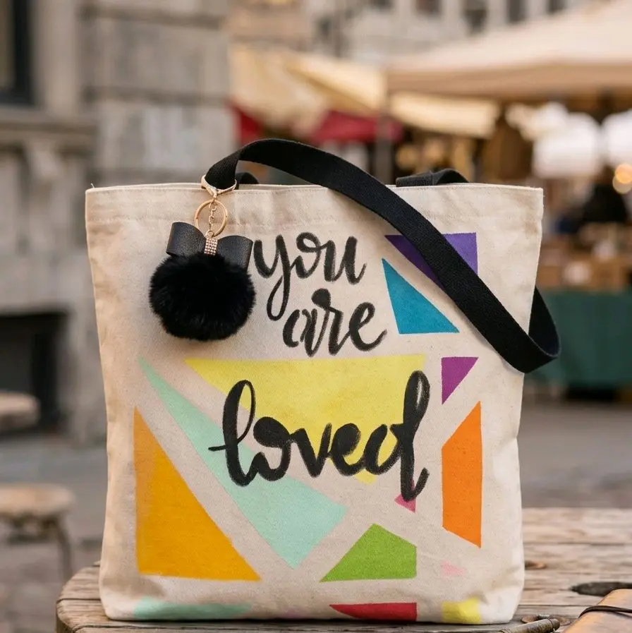 Women's Hand-Painted Tote Bags, Lightweight Luggage & Bags for Daily Use
