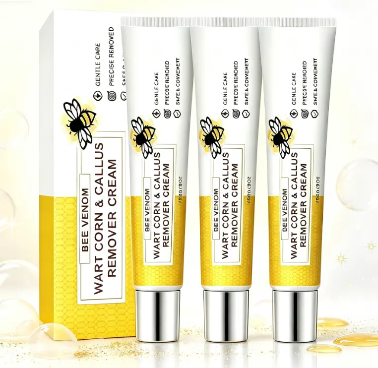 Bee Venom Corn. Wart & Callus Remover Cream Safe.Convenient DailyBeauty & Personal Care Body Cream forSkin Concerns Treatment Moisturizing and Relief Bump