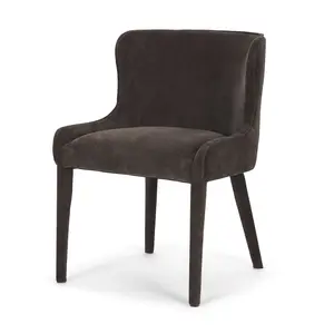 Nelly Charcoal Chenille Dining Chair - Set of 2