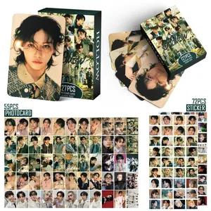 New 127PCS Kpop SKZ'z Boy Stickers Pocard HOLLOW New Album Lomo Cards New Album Korean Star Lomo Cards Photo Print Set Fans Collection Postcard