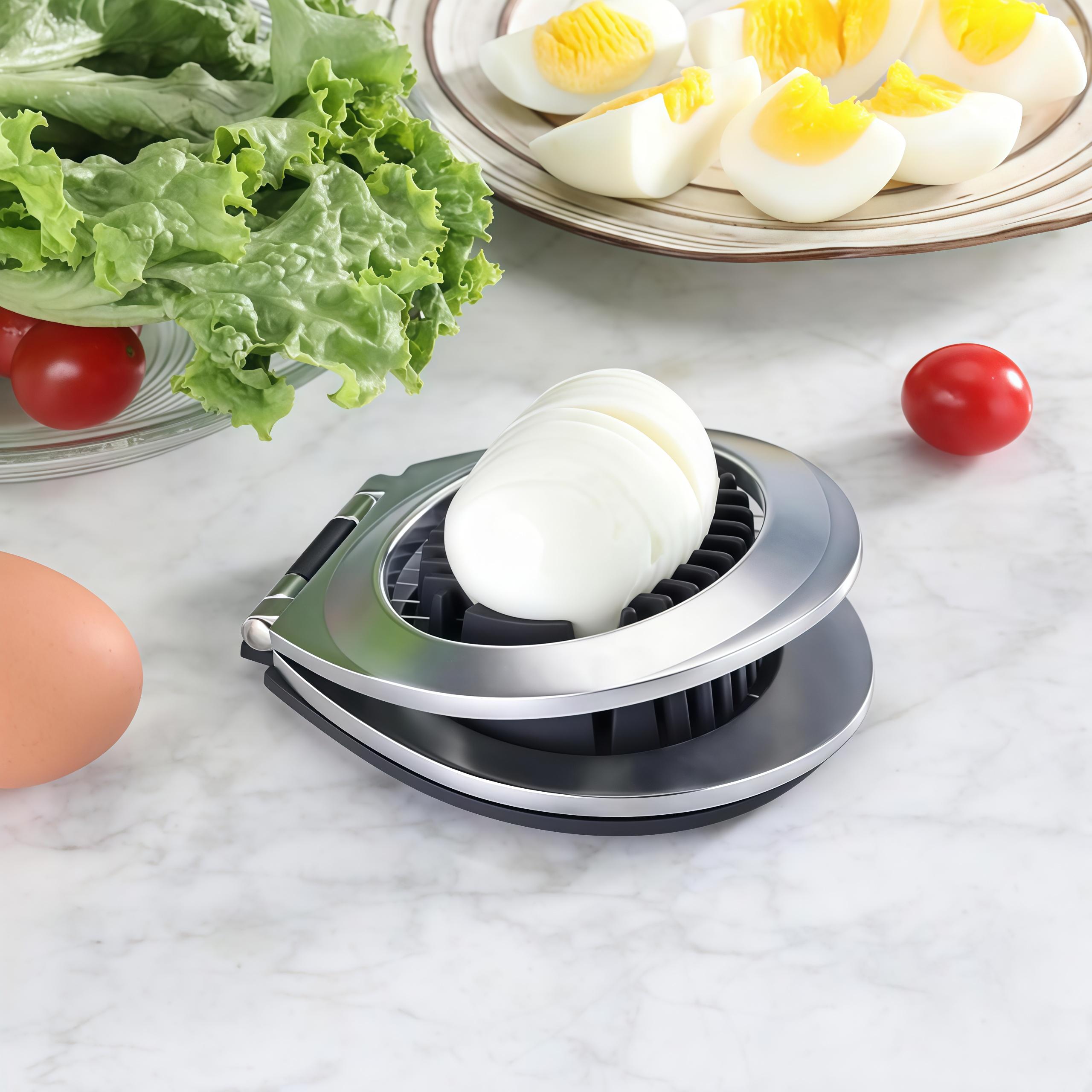 Multifunctional Egg Slicer,Stainless Steel Egg Slicer Egg Cutter,Strawberry and Vegetable Cutting Tool Kitchen Gadget For Home Use, Kitchen  Accessories,Cooking Mother's Day Gift, Gift for a Kitchen Enthusiast, Gift for a Loved One