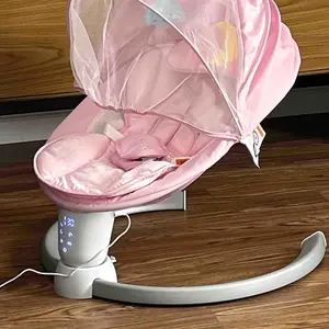 HARPPA Weddell Lite | Compact Electric Baby Swing with Music Speaker, Newborn Bouncer & Rocking Chair, Foldable Bassinet for Baby with Harness, 5 Adjustable Speeds