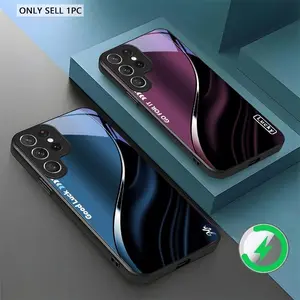 Elegant silk texture Phone case Cover suitable for Smartphone Samsung Galaxy S26 Ultra/S26Plus/S20FE/S20+/S20 Ultra/S21FE/S21 Ultra/S22+/S22 Ultra/S23FE/S23+/S23 Ultra/S24Plus/S24 Ultra/S25Plus/S25 Ultra/Note 20 Ultra Magneticglass glass protective case