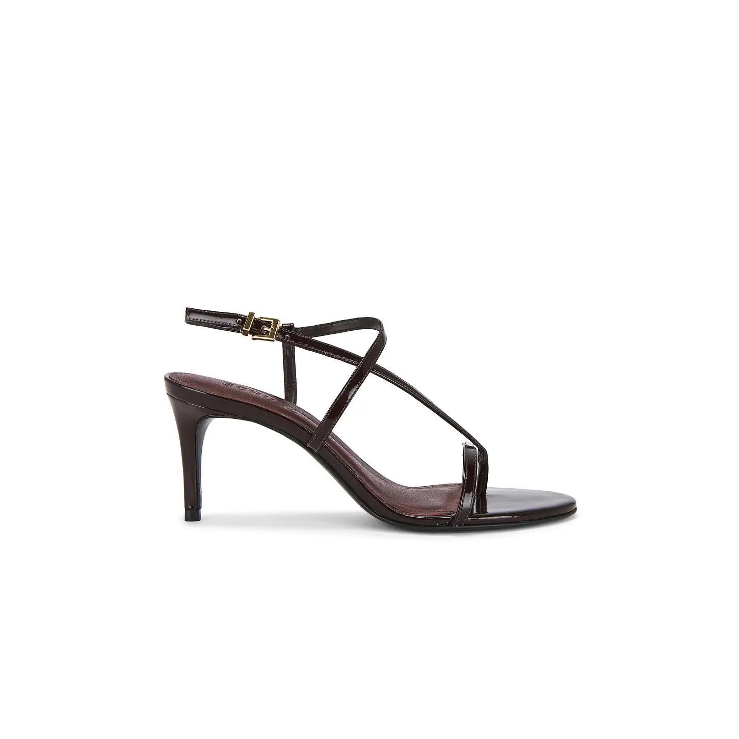 Schutz Azure Mid Sandal in Maplewood