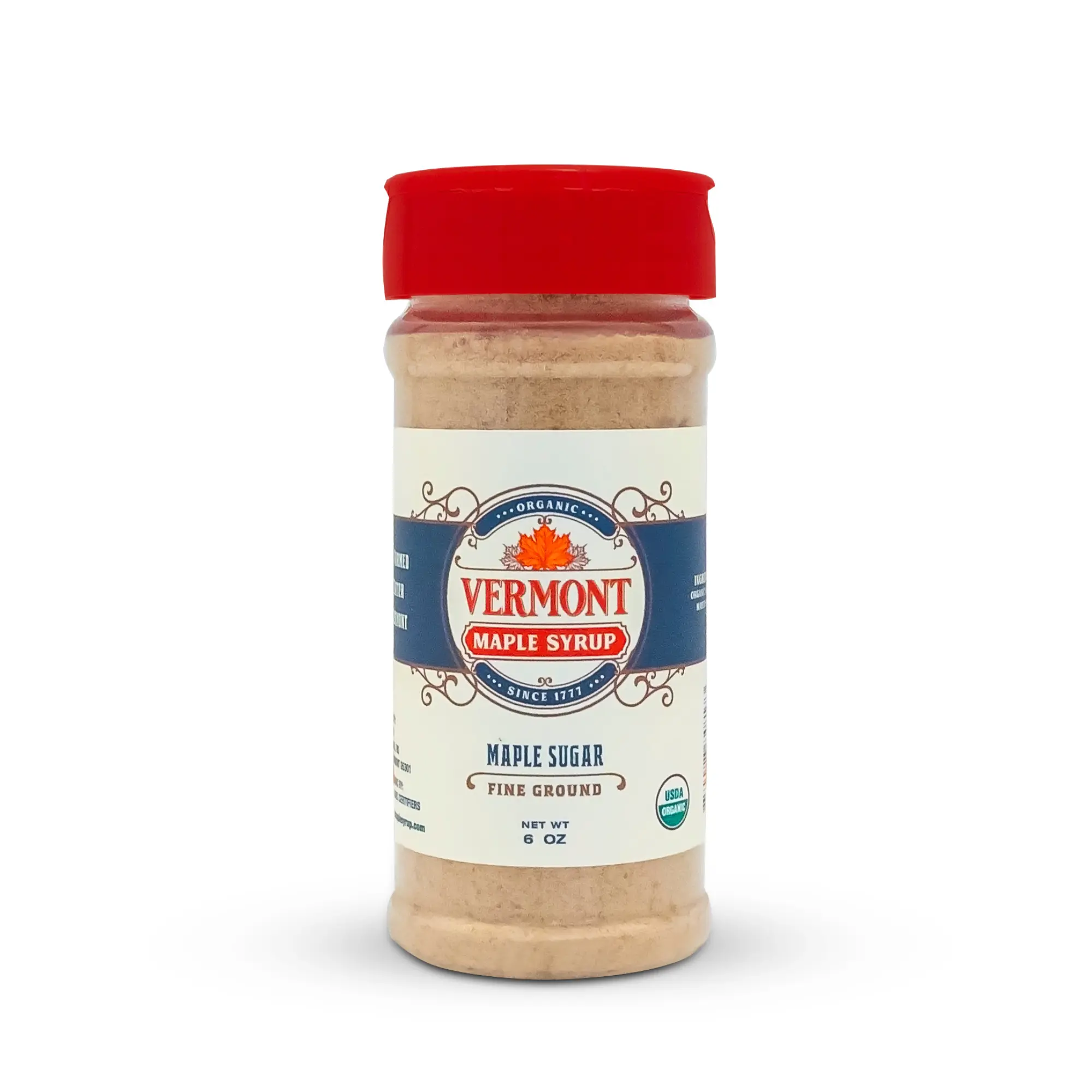 Fine Organic Vermont Maple Sugar - Shaker