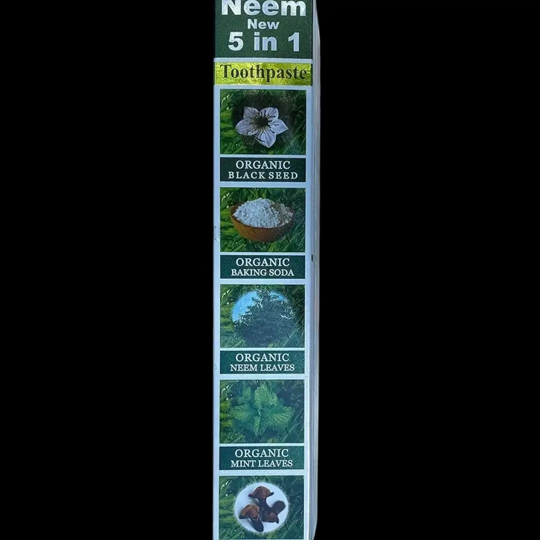Neem Non Fluoride Toothpaste for Healthy Oral Care Anti Plaque Mint Leaves