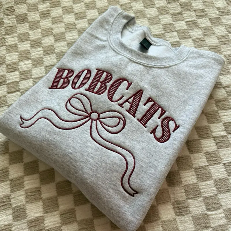 Bobcat embroidered sweatshirt