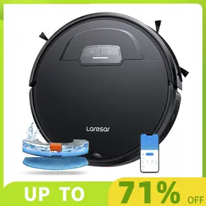 Laresar 3-in-1 Self-Charging Robot Vacuum Cleaner & Mop,5000Pa Strong Suction Carpet  Auto-boost Robotic Vacuum Cleaner, Self-Charging, APP-Controlled ,  Obstacle Avoidance, LiDAR Navigation, No-Go Zones, gift