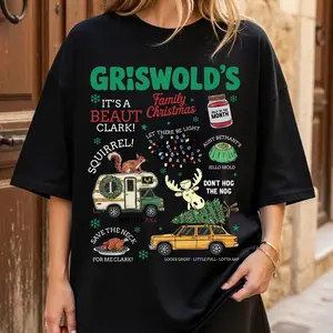 Griswold Christmas Vacation Unisex T-Shirt, Funny Family Tree Farm Design, Retro Holiday, Matching Xmas, Retro Christmas Movie, Merry Christmas Shirt, Graphic Design For Men and Women