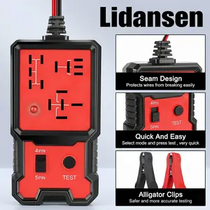 Lidansen 12V/24V Automotive Relay Test Tool 2026 - Quick Diagnostic Relay Checker for 4 & 5 Pin - Essential Car Repair Tool and Father's Day Gift for Men, Summer Car Relay Tester Tool, Code Reader and Scanner Tool，Diagnostic and measurement tools
