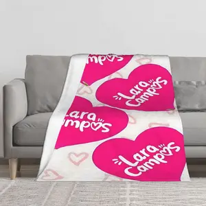 This Lara Campos Poster Flannel, All Seasons Gift Blanket, Cover and Pad - Bedding for Home, Travel - Comfort Personalized Blanket, Christmas, Halloween, Black Friday, Holiday Gifts