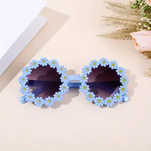 H.A.C Sweet Fresh Versatile Flower Round Sunglasses