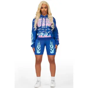Bridgette Royal Blue Short Set
