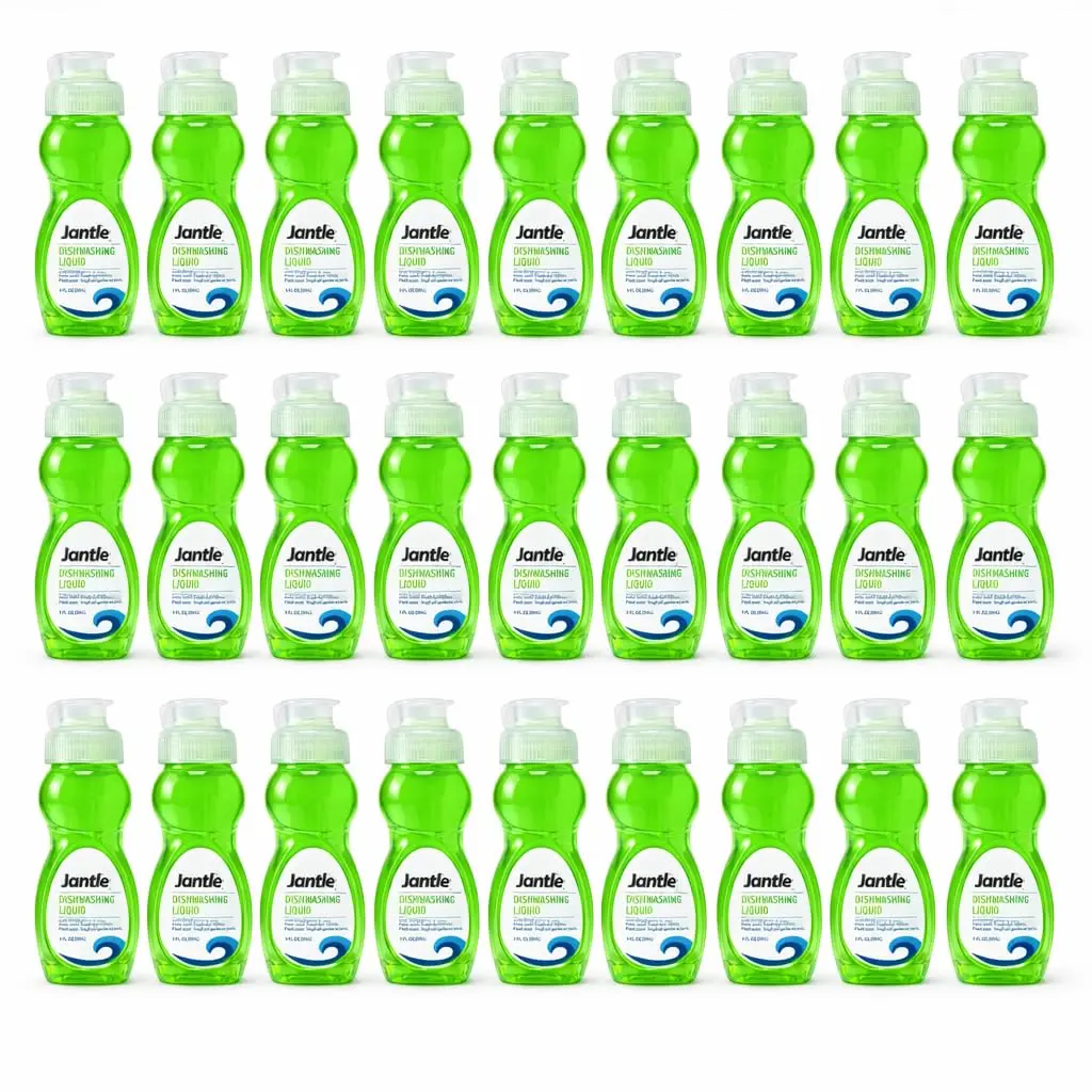 3 oz Dishwashing Liquid Bottles – Case of 72 Travel Size Mini Dish Soap – Bulk Kitchen Soap for Airbnb, Vacation Rentals, Hotels, Food Pantry & Welcome Baskets