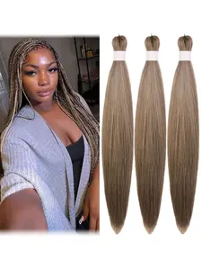 Pre Stretched Mixed Braiding Hair 26Inch 3Pack - Knotless Box Braids Hair Extensions for Easy Braiding, Soft & Durable, Synthetic Braiding Hair