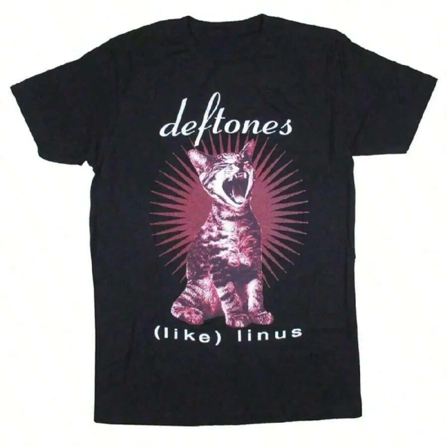 Oversized Deftones Band Graphic Cotton Tee for Men and Women - Stylish Summer Rock Short Sleeve Shirt