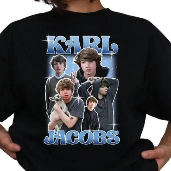 Shop The Karl Jacobs And Mr Beast Crew T-shirt - Perfect For Minecraft Fans Tshirt Sport Stretch Cotton Menswear