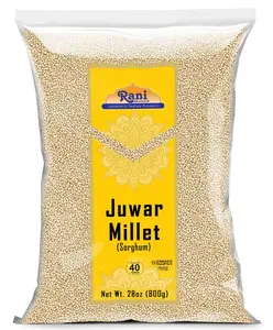 Rani Juwar Millet (Sorghum) Whole Ancient Grain Seeds 28oz (1.75lbs) 800g ~ All Natural | Gluten Friendly | NON-GMO | Kosher | Vegan | Indian Origin