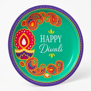 Rangoli Dream 7" Diwali Paper Plates