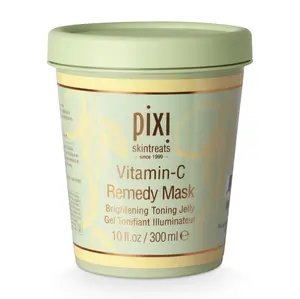 Pixi Vitamin-C Remedy Mask: Brightening & Toning Jelly Facial Mask Skincare Gentle Ginseng Pixi Vitamin-C Remedy Mask: Brightening & Toning Jelly Facial Mask Skincare Gentle Ginseng