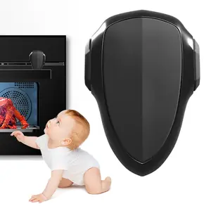 Child Proof Oven Lock Baby Safety,Oven Door Lock Child Safety,Oven Baby Proofing,Heat-Resistant,for Toddlers no Tools Need,for Toddlers, Baby Proof Oven,Black
