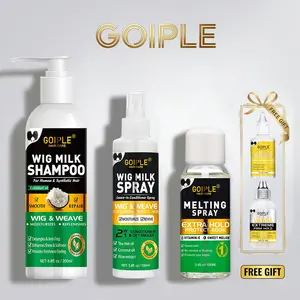 Goiple Wig Milk Shampoo & Milk Spray for Human & Synthetic Hair Gentle Cleansing Maintenance
