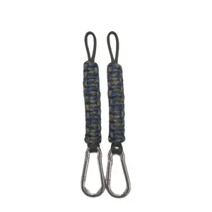 Headrest Paracord Clips with Durable Metal Carabiners for Secure Attachment and Versatile Use