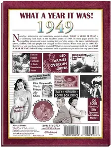 USED-1949: What a Year It Was! - Birthday Coffee Table Book (2nd Edition) by Flickback Media (Hardcover)