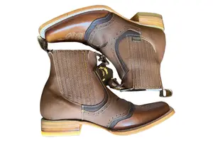 Men’s Torino Rodeo Ankle Boots – Honey Genuine Leather Western Boots | Rodeo Last | Made in Mexico