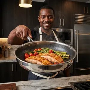 ZEROPAN Hybrid Nonstick Frying Pan, Non-Toxic Non-Stick Professional Cookware, Non stick Frying Pan, Stay-Cool Handle, Dishwasher-Friendly, Oven-Safe Up to 500°F, Induction Ready, Compatible with All Cooktops, PFAS PFOA PTFE Free