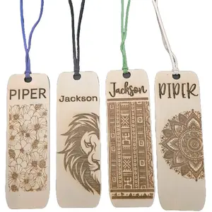 Engraved Wooden Bookmarks - Personalized