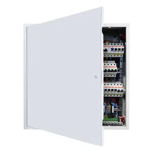 VEVOR Access Panel for Drywall Ceiling, 24x 24 Inch Plumbing Access Panels, Reinforced Access Door, Heavy-Duty Steel Wall Hole Cover, Easy Install Removable Hinged Panel for Wiring Cables, Silver