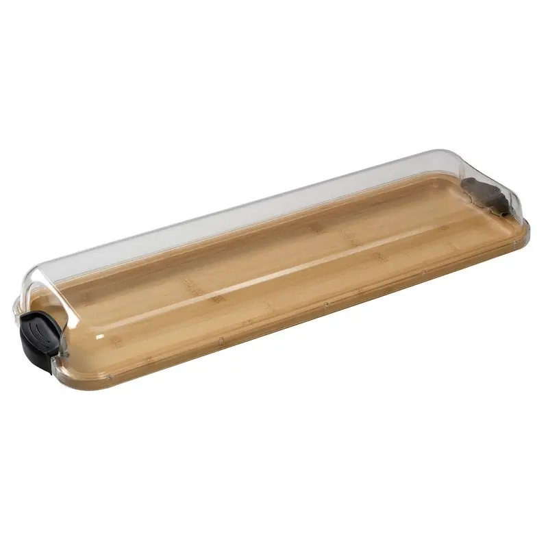Make and Take Bamboo Board - 7" x 22" w/ Black Handles