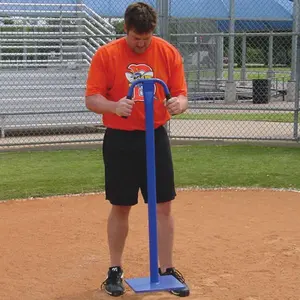 212 MAIN 12 In Heavy Duty Infield Tamp, Steel Plate Field Packing Tool for Baseball Field Maintenance