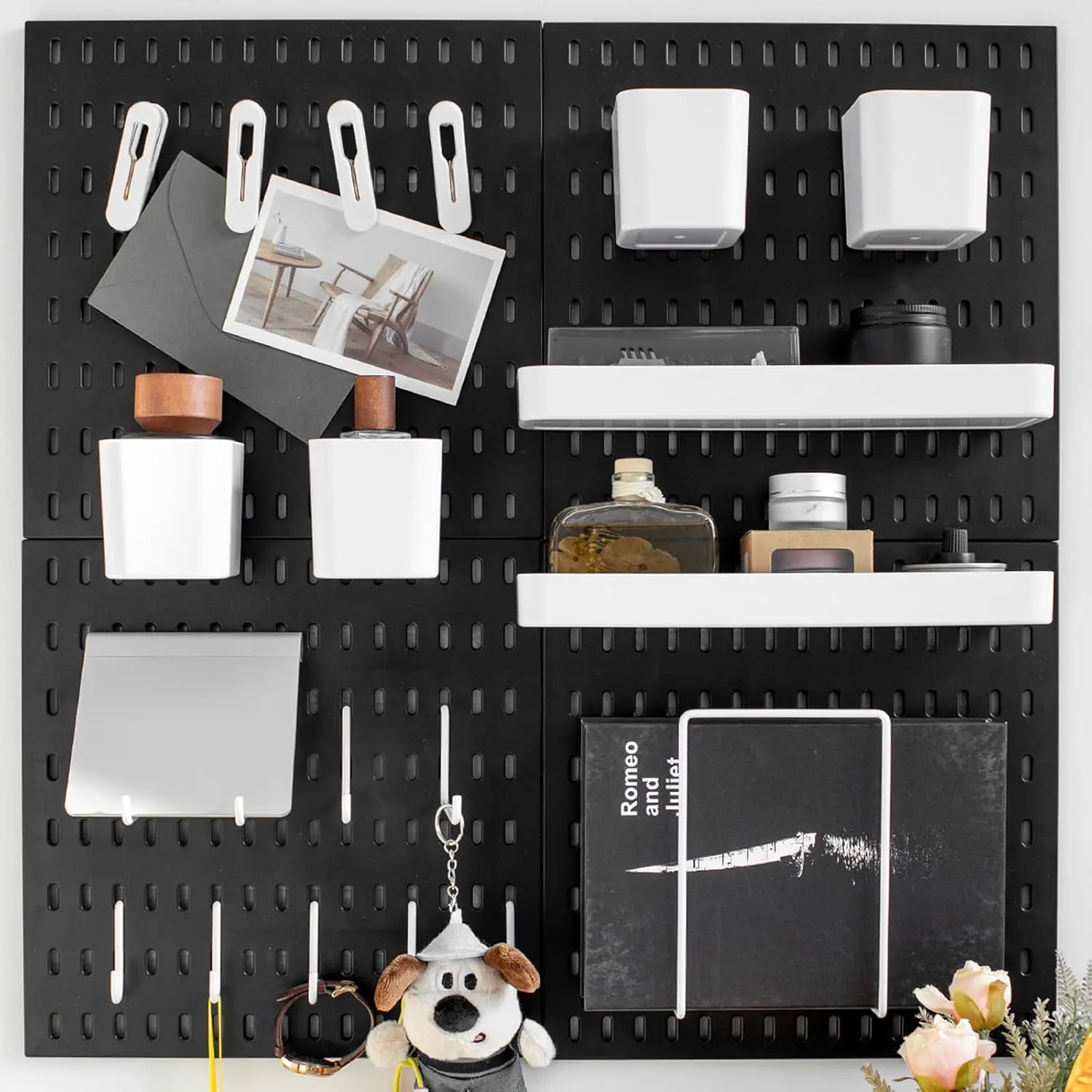 Pegboard Kit, 25.2" X 25.2" Organizer Panel –  Nail-Free