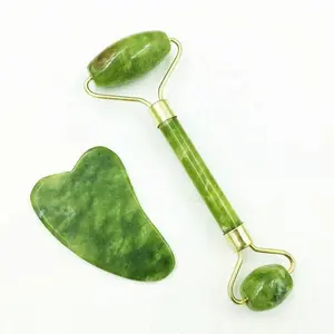 Natural Jade Scraping Board Roller Massager Law Tattoo Eye Beauty Bar Face Jade Therapy