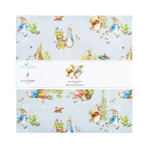 Peter Rabbit and Benjamin Bunny 10 Inch Square Layer Cake